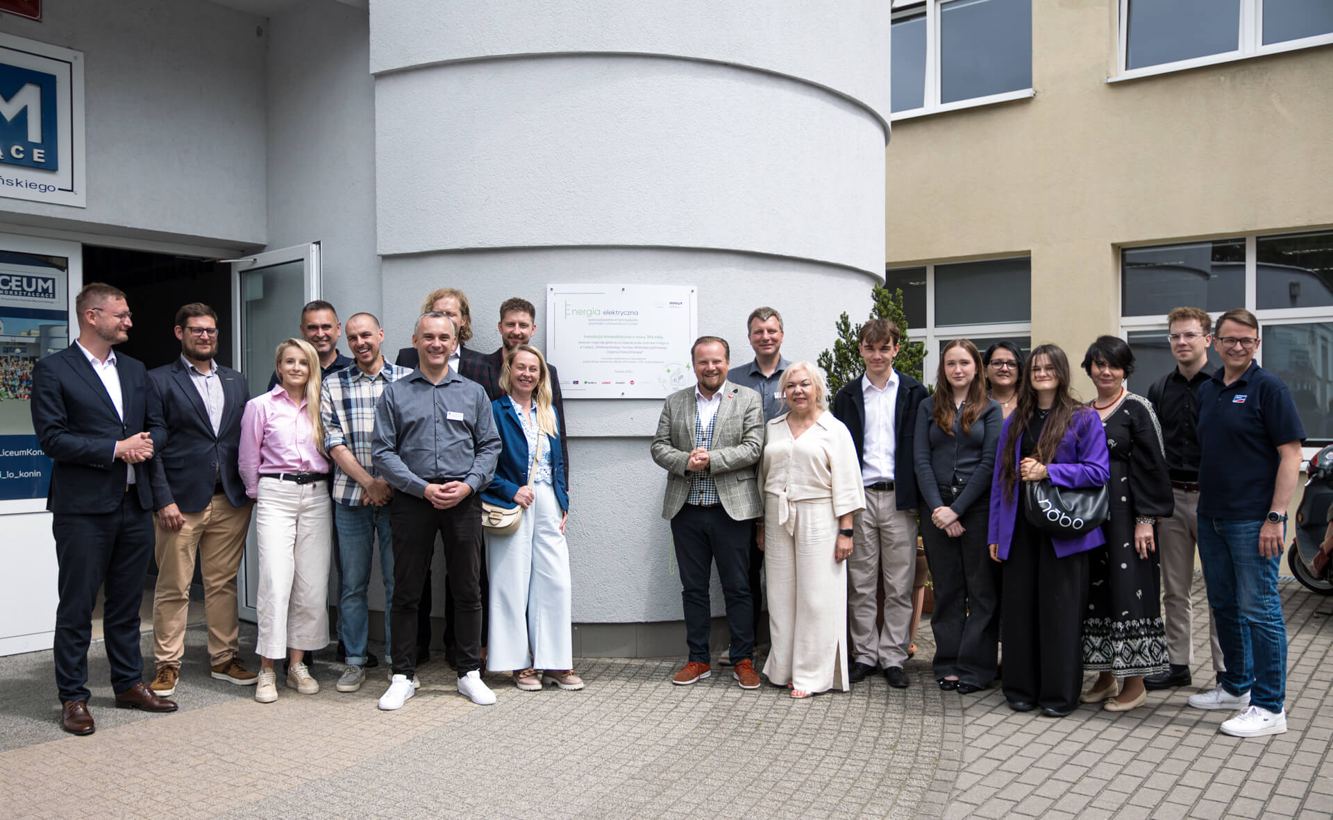 II High School in Konin with its own solar power plant!